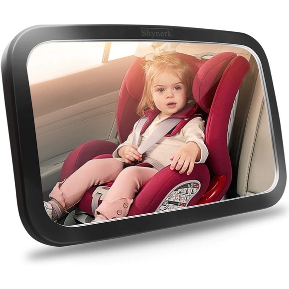 Shynerk Baby Car Mirror - black color.. 2 for the price of 1.. euc - Picture 2 of 9